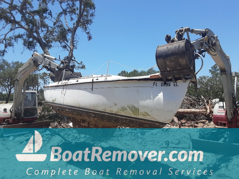 Fort Myers Florida Sailboat Removal
