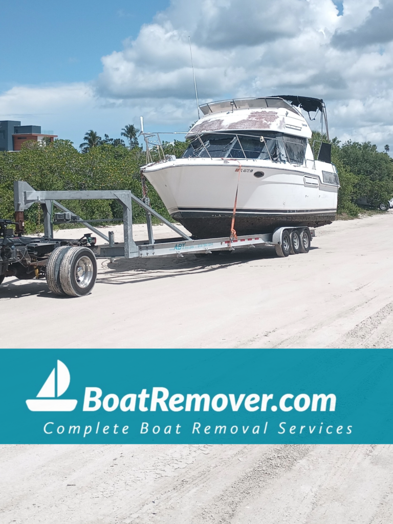 Laurel-Nokomis, Florida 28ft Carver Boat on Trailer