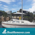 Florida Sailboat Salvage from Water