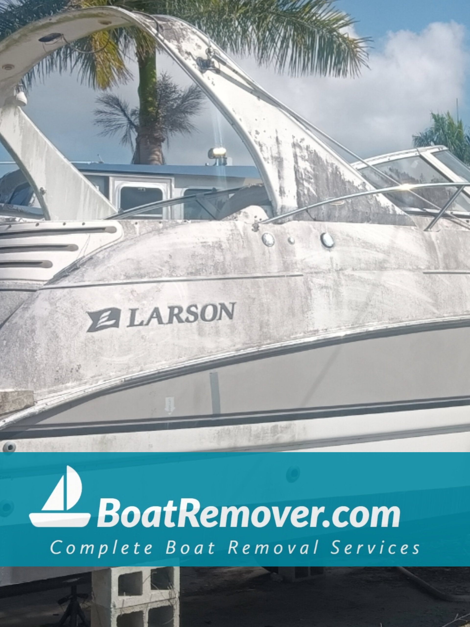 Remove Boat in Backyard Florida