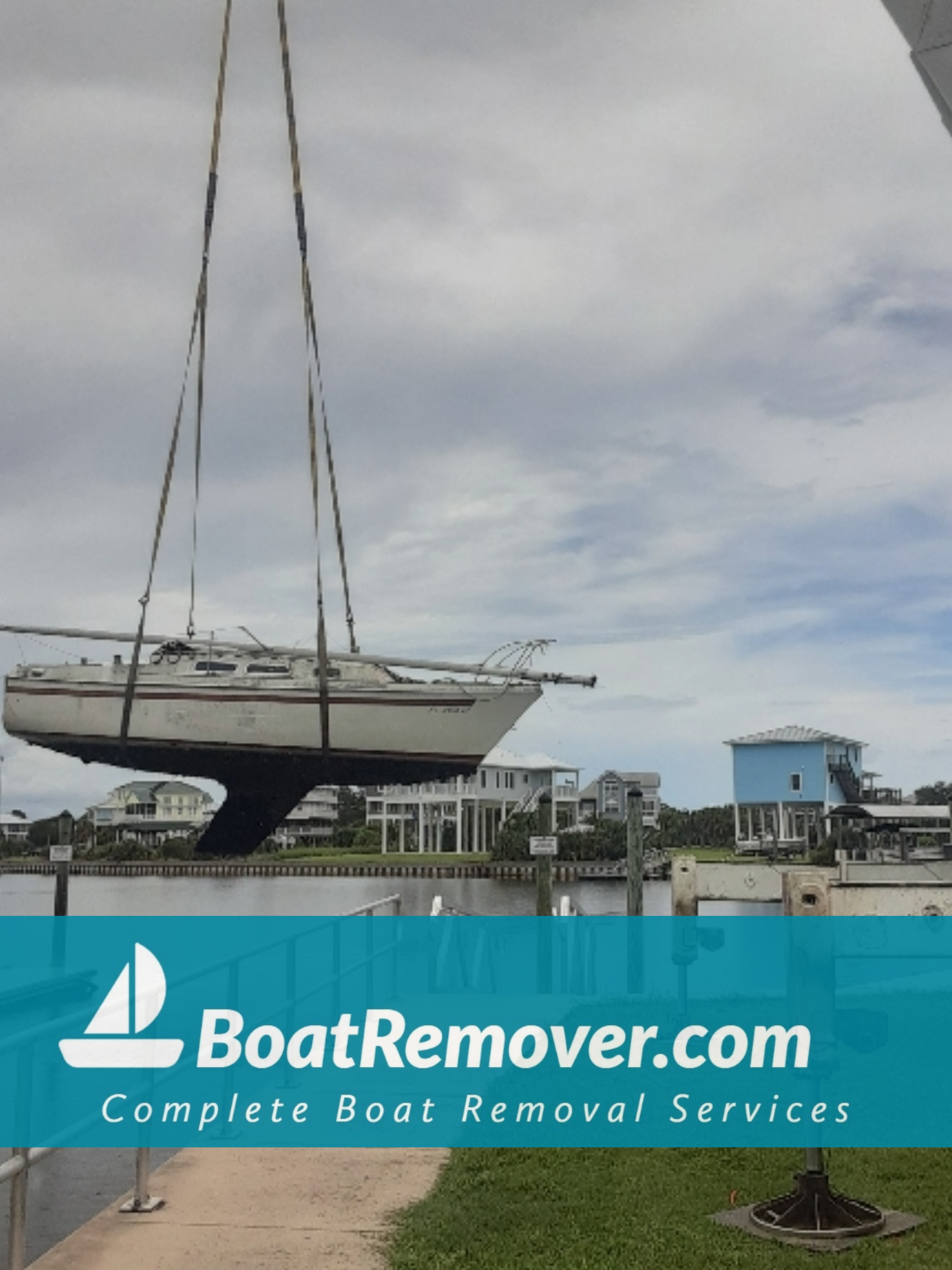 Sailboat Crane Haul-Out Florida