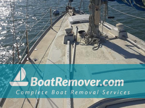 Sailboat Removal Marathon Florida