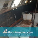 Tarpon Springs Sailboat Interior Sailboat Damage