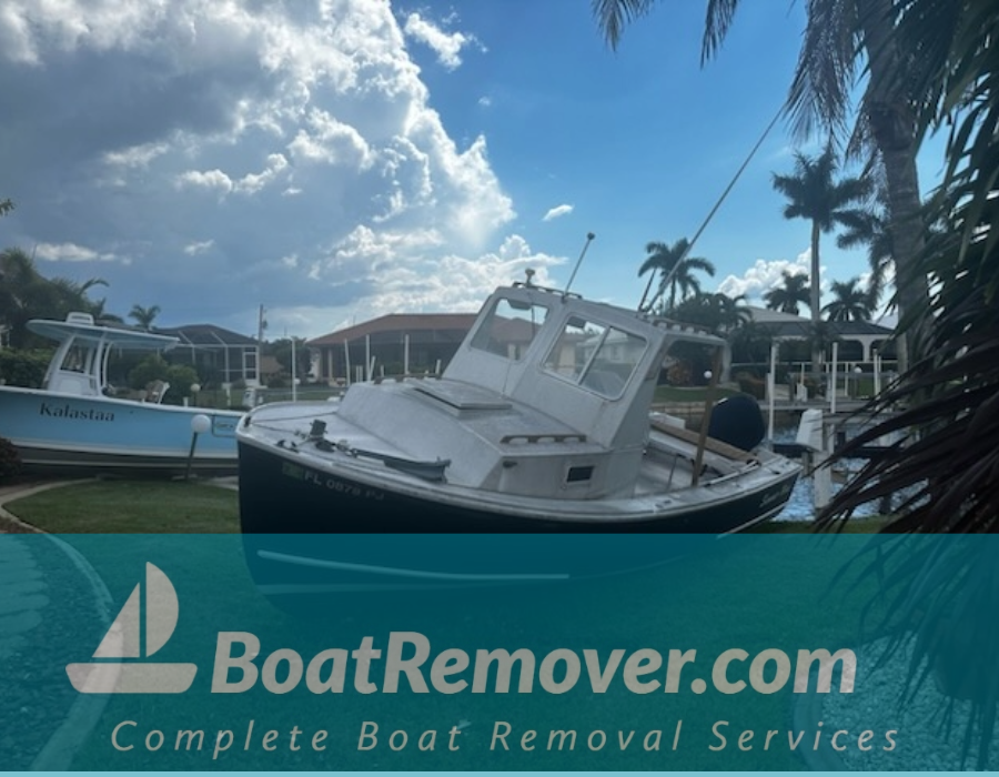 Displaced Boat Recovery Services Punta Gorda Florida