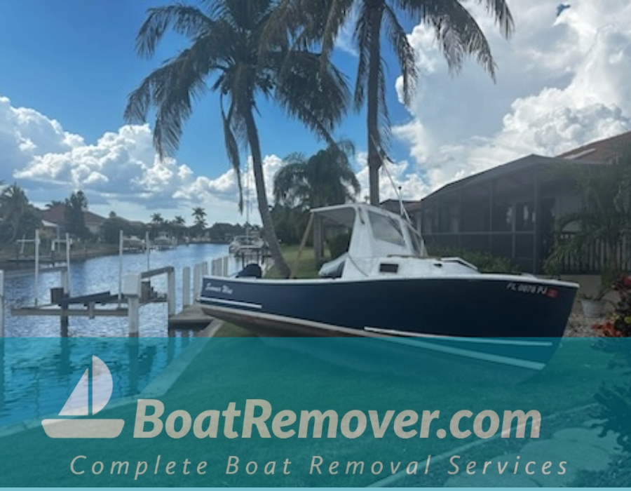 Helene Boat Recovery after storm surge Florida