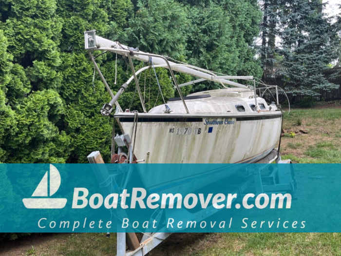 South Hadley Massachusetts Boat Removal