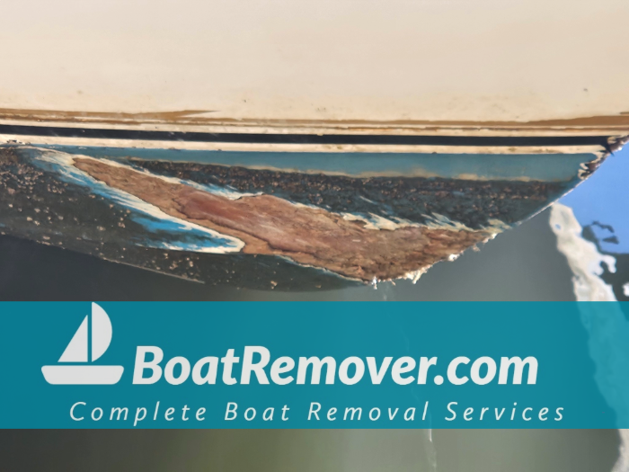 Florida Panhandle Damaged Boat Removal