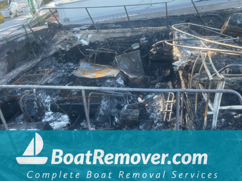 Mainship 40 Boat Removal Newton Massachusetts