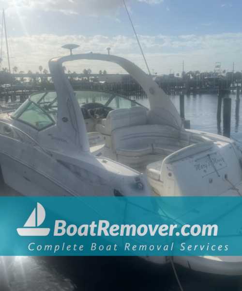 Stuart Florida Damaged Boat Removal