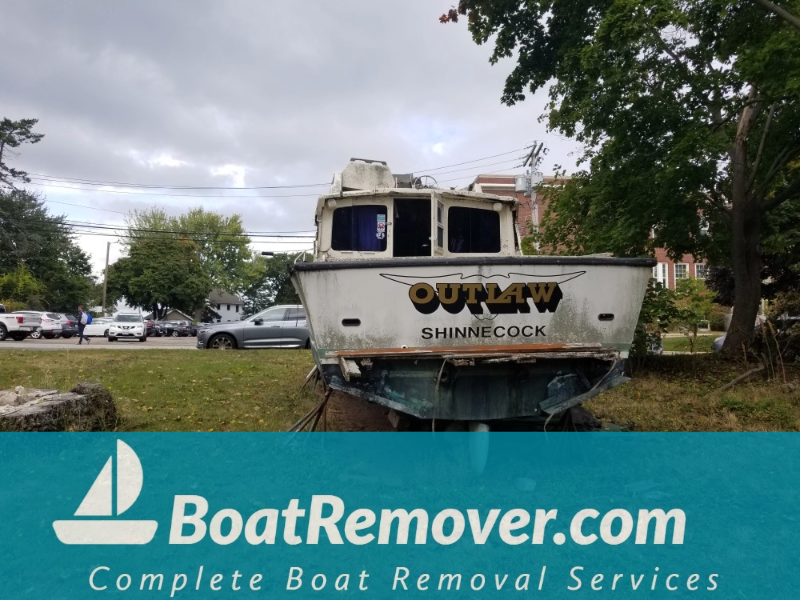 RIP Outlaw Quincy Massachusetts Boat Removal