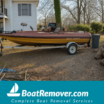 Conyers, Georgia Old Boat Removal