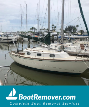 Merritt Island, Florida Marina Boat Removal