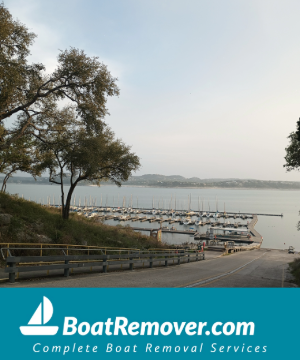 San Antonio, Texas Marina Boat Removal