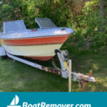 Dracut, Massachusetts Backyard Junk Boat Removal
