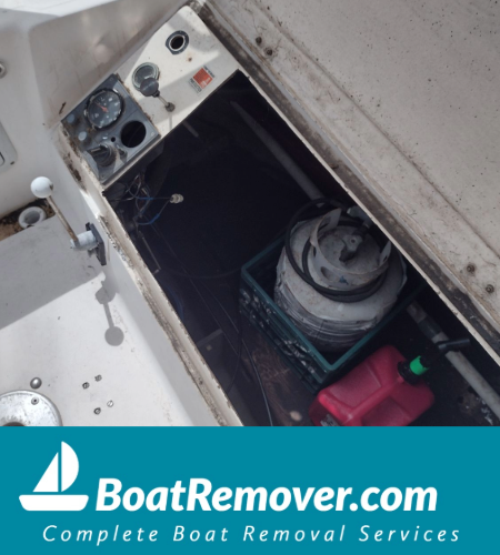 Sailboat Scrap and Junk Boatyard Services